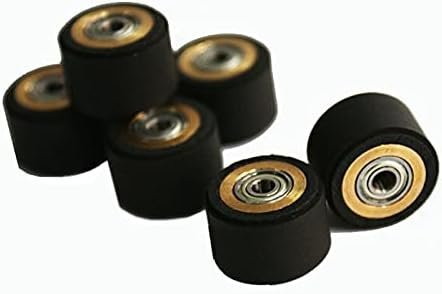 Pinch Roller Push Wheel Roll Feed Rubber Copper - Image 3