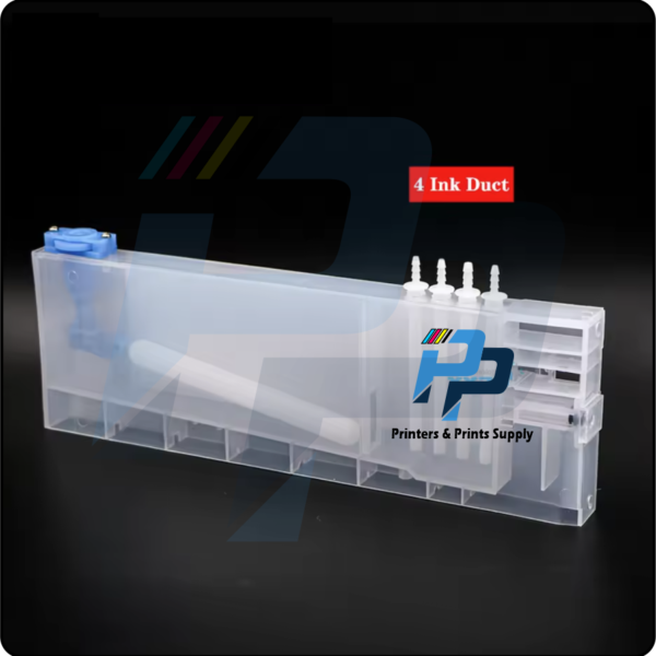 220ml CISS Long Ink Cartridge with Float Subtank Ink Channel Eco Solvent DTF Sublimation Printer With 4 Duct Out