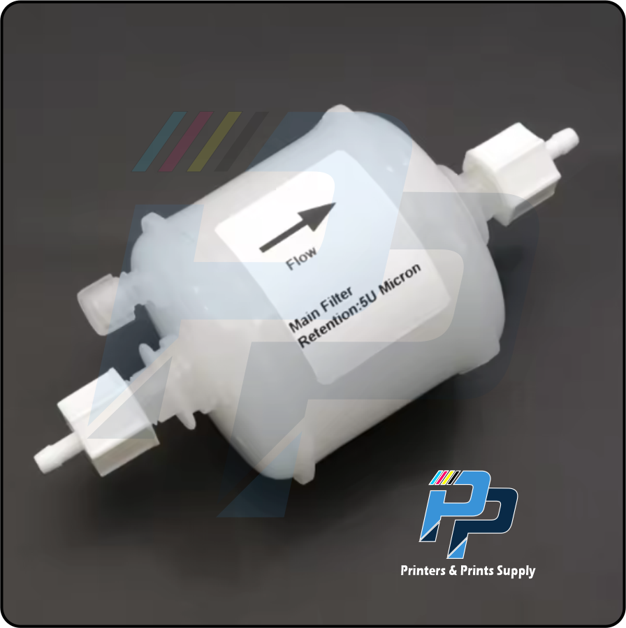 Ink Filter 5u Big Capsule Filter White For Solvent Ink Eco Solvent Ink Water Pigment Ink