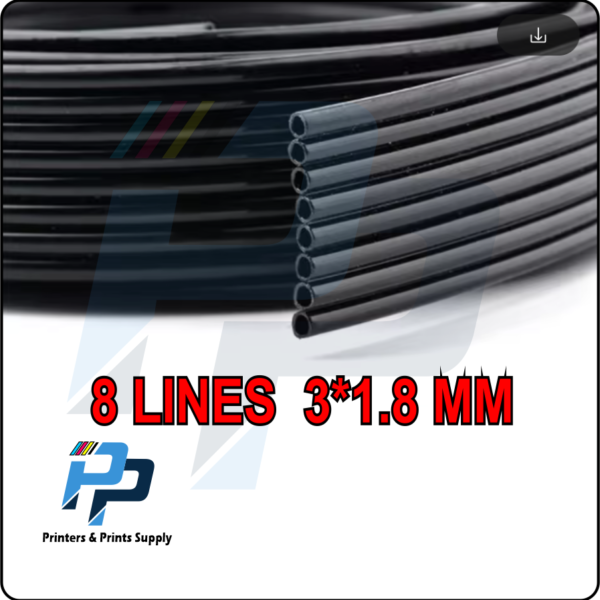 8Lines UV Ink Tube 1.8mm x 3mm for UV / eco solvent / Sublimation inks / DTF Ink 8 ways  Pipe Line