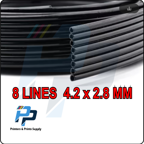 8Lines UV Ink Tube 4.2mm x 2.8mm for UV / eco solvent / Sublimation inks / DTF Ink 8 ways  Pipe Line