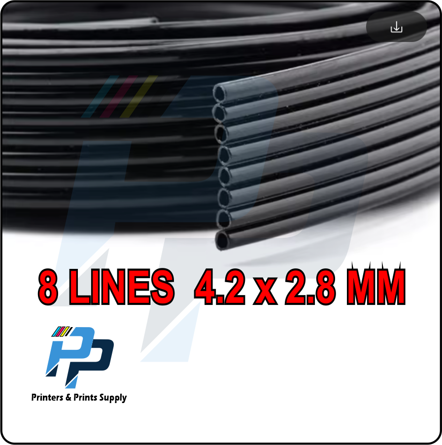 8Lines UV Ink Tube 4.2mm x 2.8mm for UV / eco solvent / Sublimation inks / DTF Ink 8 ways Pipe Line