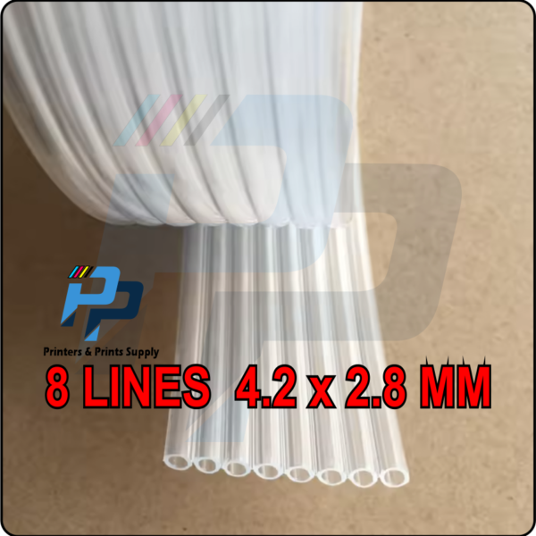 8Lines Ink Tube 4.2mm x 2.8mm for eco solvent / Sublimation inks / DTF Ink 8 ways  Pipe Line