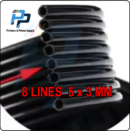 8Lines UV Ink Tube 5mm x 3mm for UV / eco solvent / Sublimation inks / DTF Ink 8 ways  Pipe Line