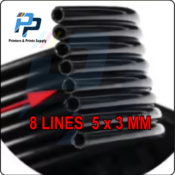 8Lines UV Ink Tube 5mm x 3mm for UV / eco solvent / Sublimation inks / DTF Ink 8 ways  Pipe Line