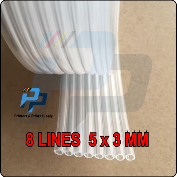 8Lines Ink Tube 5mm x 3mm for eco solvent / Sublimation inks / DTF Ink 8 ways  Pipe Line