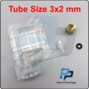 DX5 DAMPER 3x2mm +Nut With O Ring For Eco Solvent, Sublimation,dtf, / Thunderjet,Gong Zheng,  Sinocolor, Allwin, Aily, Oric, Grando, Funsun, Galaxy, Gt, Aily & Many Chinise Brands
