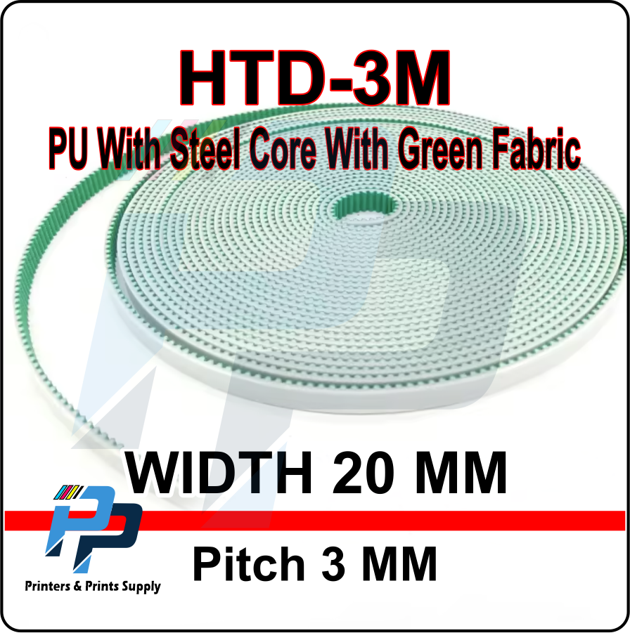 HTD-3M Timing Belt Width 20mm Open Length Polyurethane Steel PU HTD-3M Synchronous Belt - Image 3