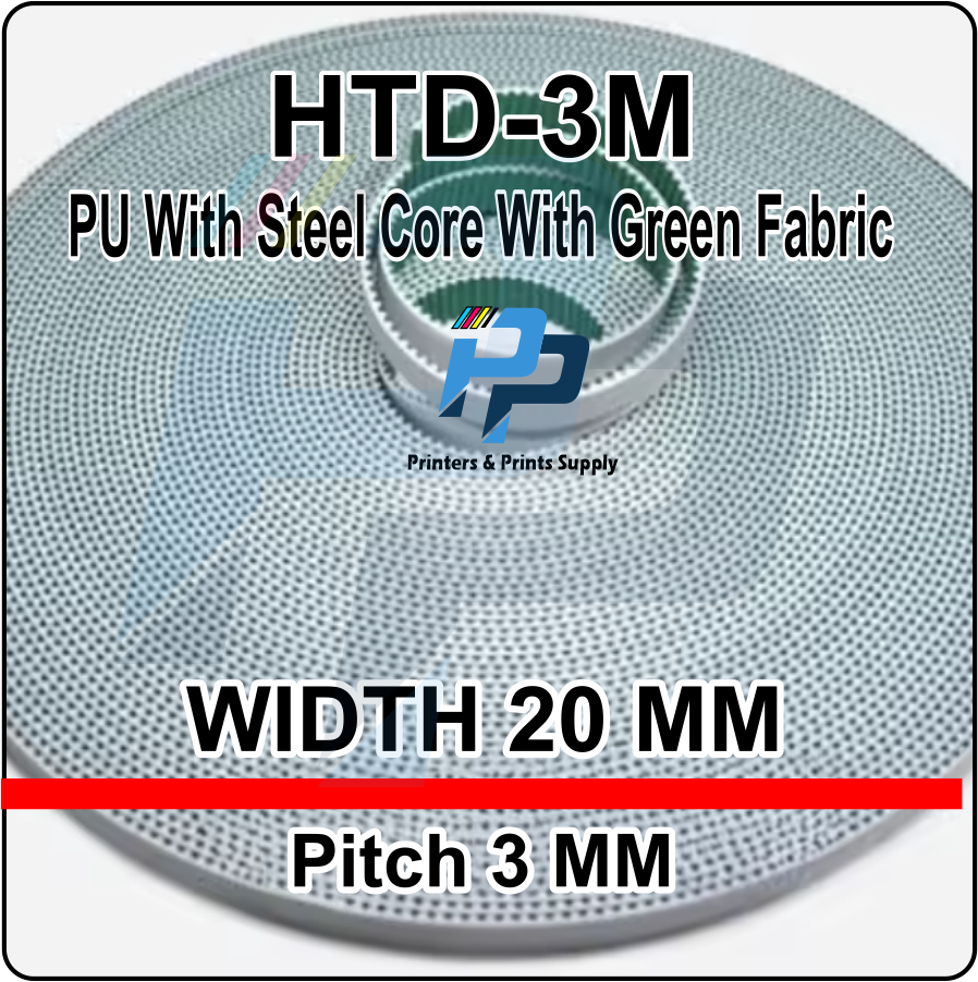 HTD-3M Timing Belt Width 20mm Open Length Polyurethane Steel PU HTD-3M Synchronous Belt - Image 5