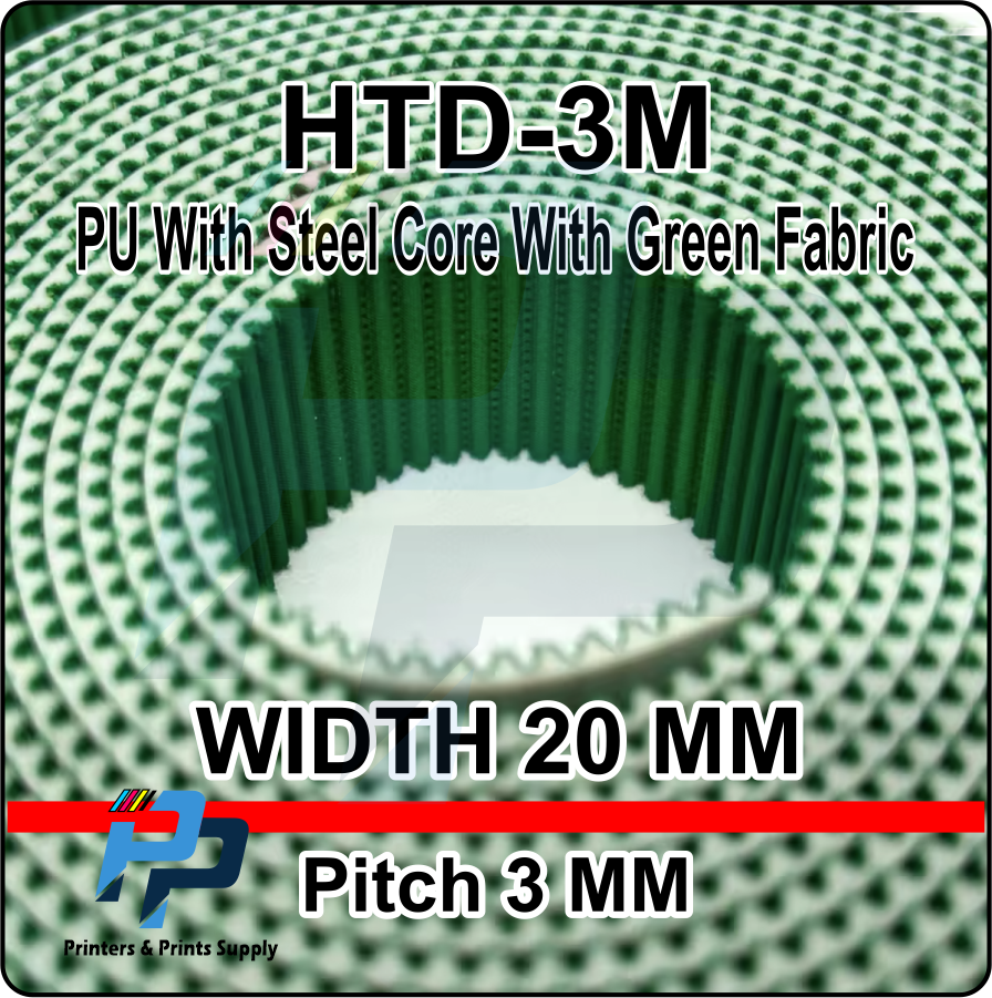 HTD-3M Timing Belt Width 20mm Open Length Polyurethane Steel PU HTD-3M Synchronous Belt - Image 7