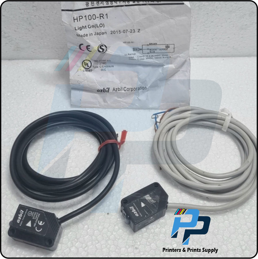 Azbil HP100-R1, Azbil HP100-E1, Photoelectric Sensor Pair, Object Detection, Marine & Industrial Control Device, Automation System Sensor - Image 2