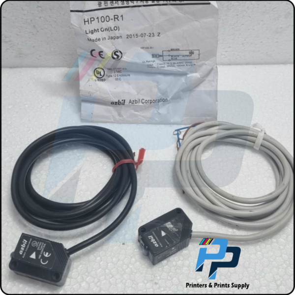 Azbil HP100-R1, Azbil HP100-E1, Photoelectric Sensor Pair, Object Detection, Marine & Industrial Control Device, Automation System Sensor