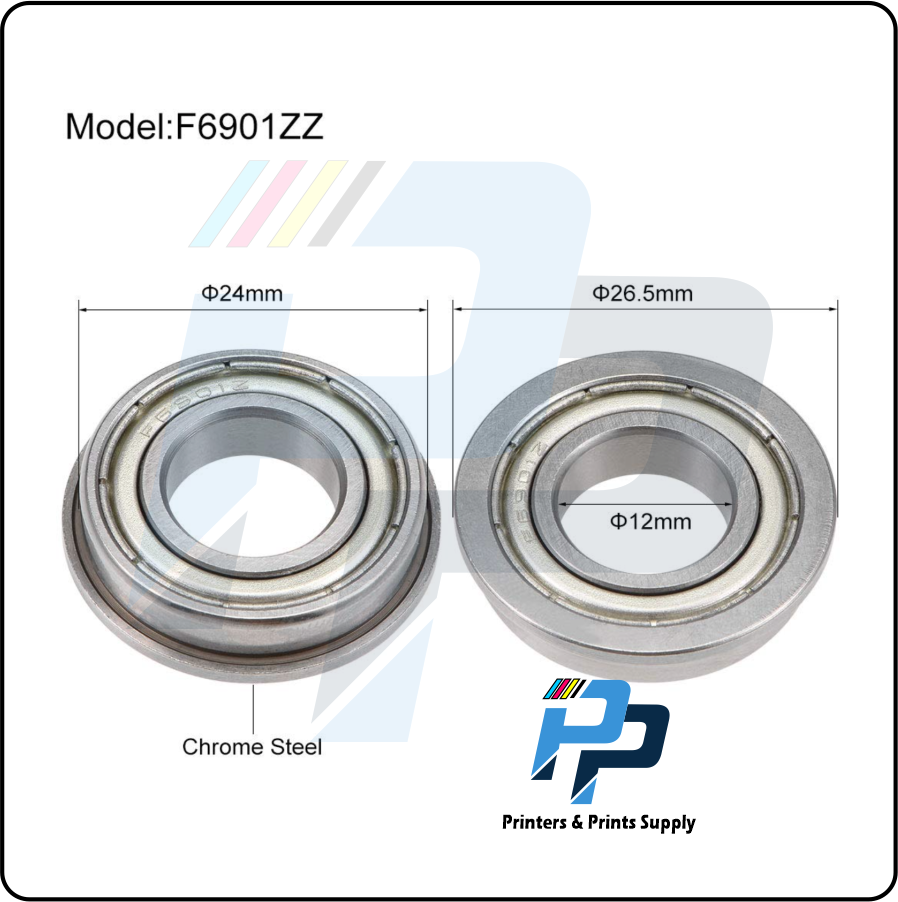 FLORA PULLY BEARING F6901zz Flange Type Bearings - Image 3