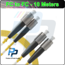 Armored Optical Fiber Data Cable with FC to FC Connectors 10-meter