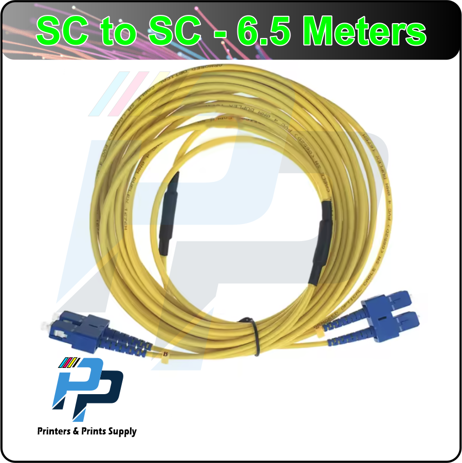 Armored Optical Fiber Data Cable with SC to SC Connectors 6.5-meter - Image 3
