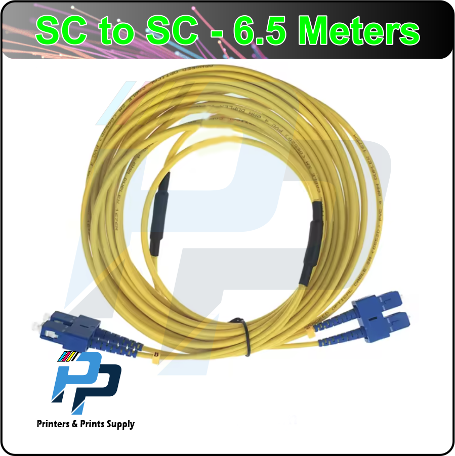 Armored Optical Fiber Data Cable with SC to SC Connectors 6.5-meter - Image 4